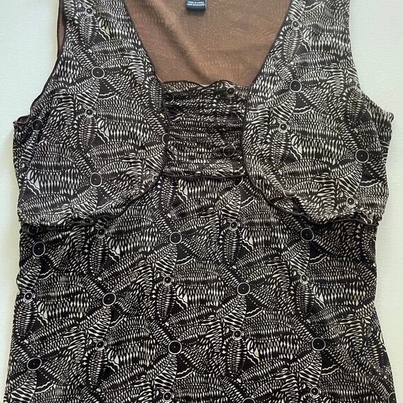Max Edition, Size M, Brown Sleeveless Topp - Picture 3 of 7